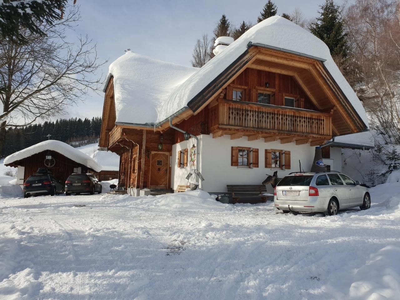 Villa Waldheimathuette à Sankt Kathrein am Hauenstein Extérieur photo